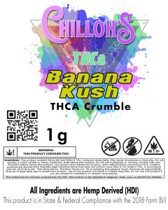 THCa Crumble-Banana Kush