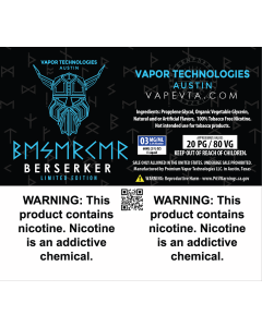 Berserker Limited Edition-120ml-03mg