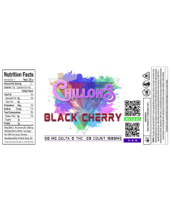 Delta 8 Gummies Black Cherry Flavor