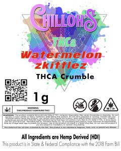 THCa Crumble-Watermelon Zkittlez