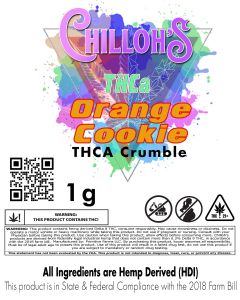 THCA Crumble-Orange Cookie