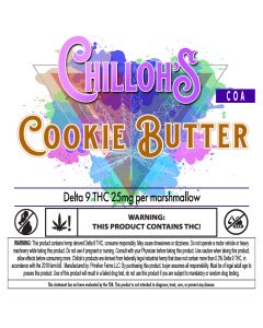 D9 Cookie Butter 25mg (Five Single Packs)